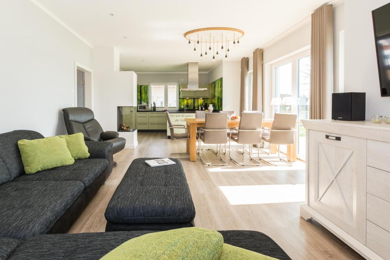 Luxus-See-Domizil Mit Sauna, Kamin Und Boot-130 Qm Fuer 6 Personen Krakow am See Exteriér fotografie