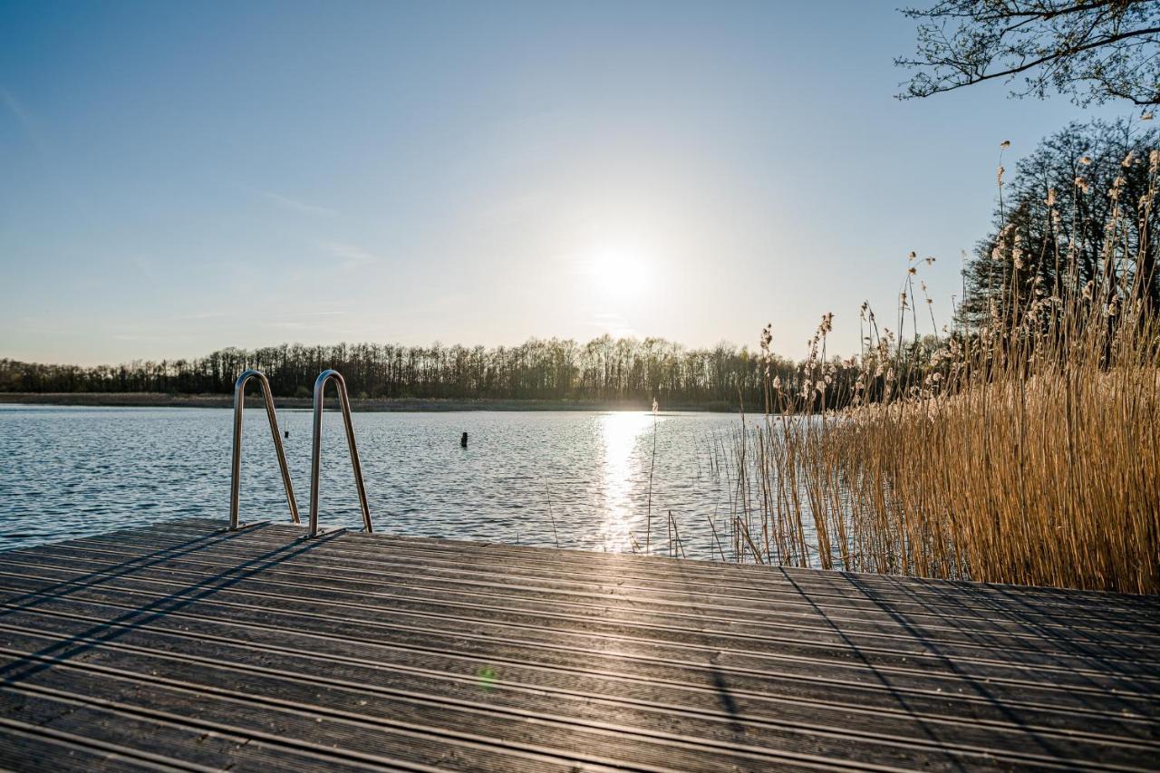 Luxus-See-Domizil Mit Sauna, Kamin Und Boot-130 Qm Fuer 6 Personen Krakow am See Exteriér fotografie