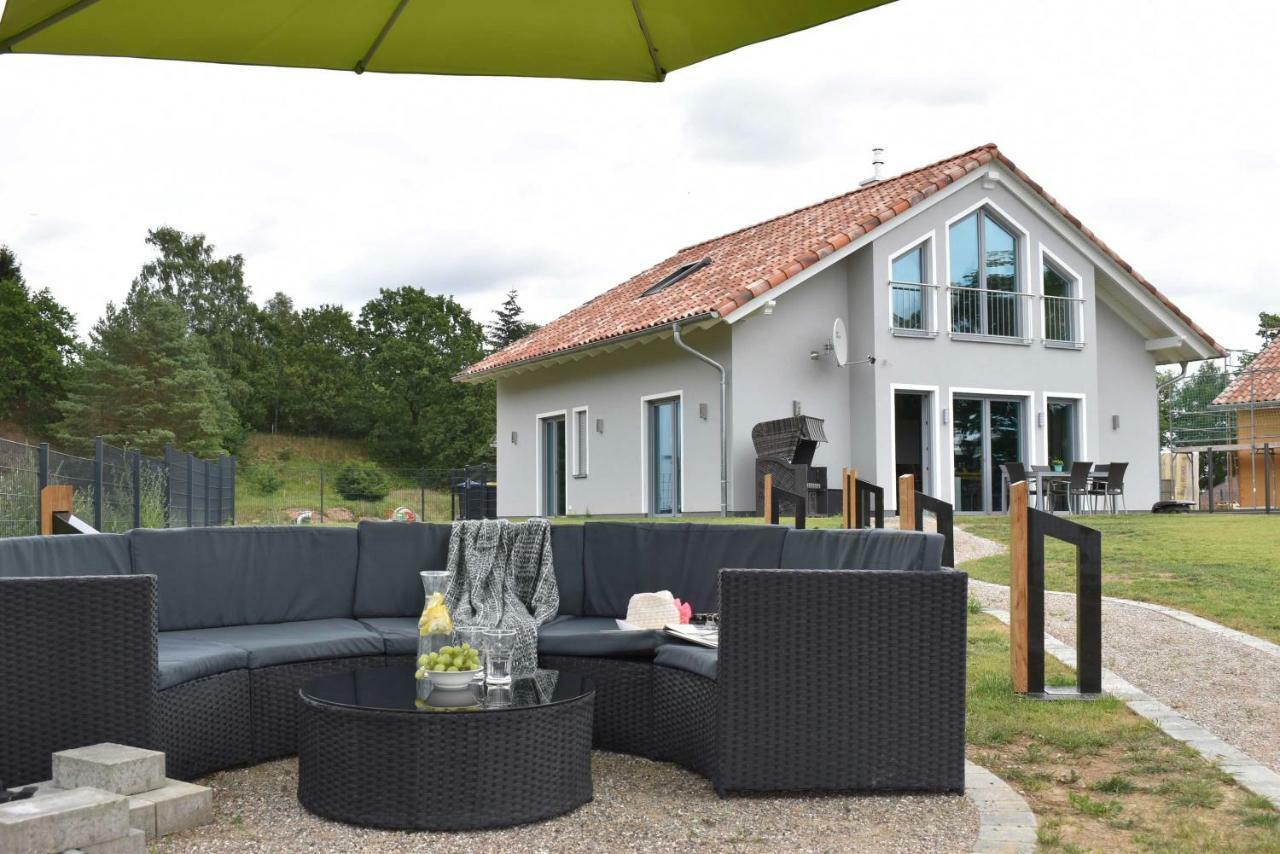 Luxus-See-Domizil Mit Sauna, Kamin Und Boot-130 Qm Fuer 6 Personen Krakow am See Exteriér fotografie