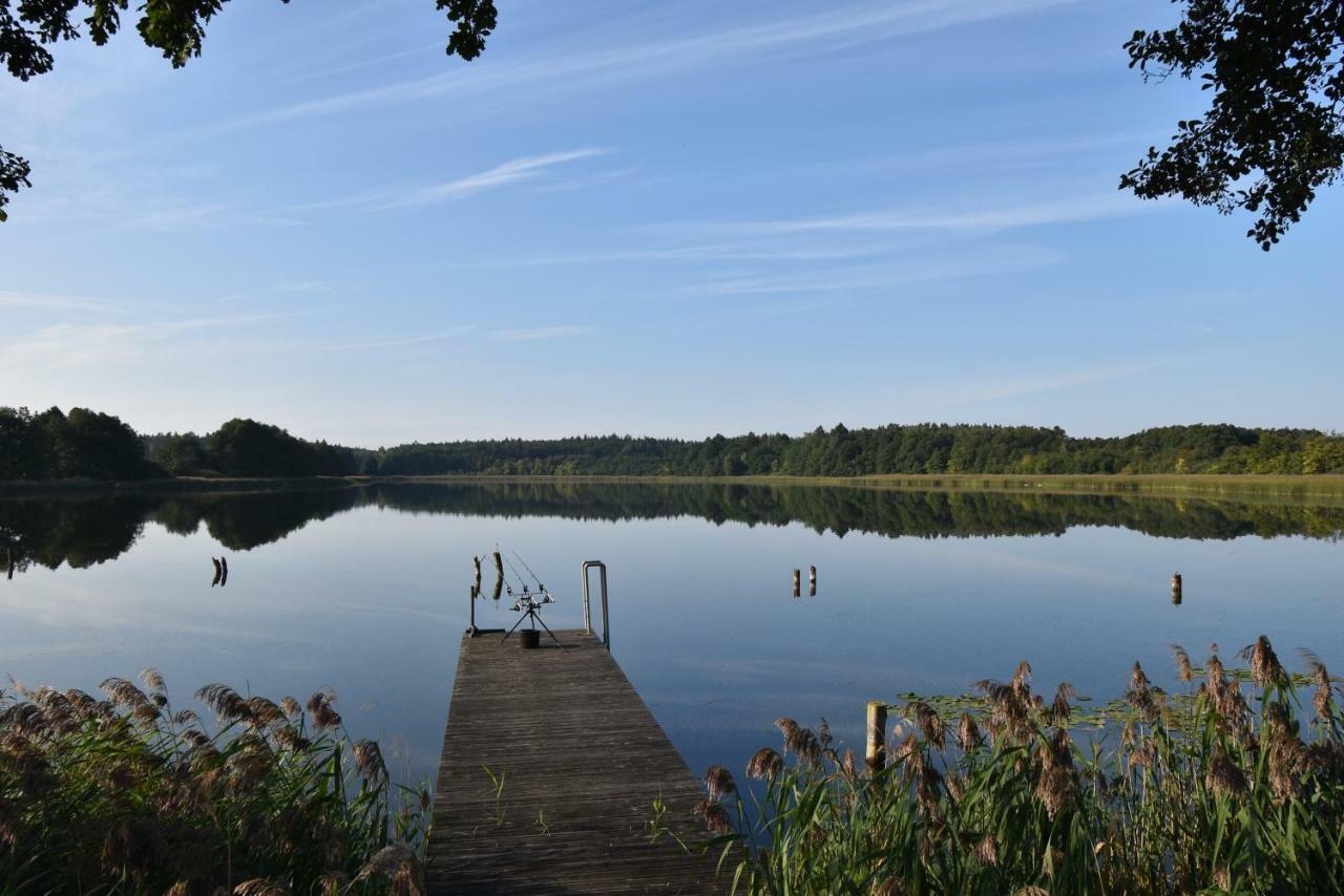 Luxus-See-Domizil Mit Sauna, Kamin Und Boot-130 Qm Fuer 6 Personen Krakow am See Exteriér fotografie